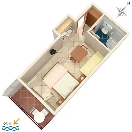 Apartman Studio 275a *
